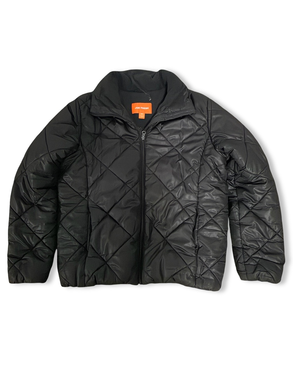 Joe Fresh Black Quilted Diamond Puffer Jacket